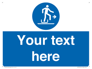 Custom Alighting from a toboggan to the right